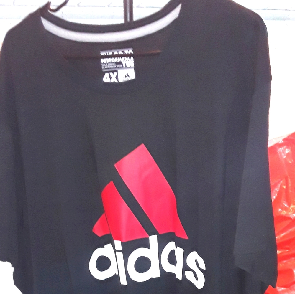 4XL Adidas 'Performance GO-TO' Tee